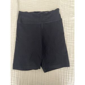 Abercrombie & Fitch Black Biker Shorts Stretch